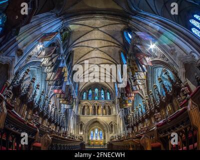 St. Patrick's Cathedral, Innenansicht, Dublin, Irland Stockfoto