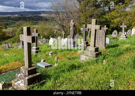 dartmoor, Tod, devon, Familie, Freunde, Grab, Friedhof, Liebe, vermisst, Moors, nikon, Grab, Grabstein, Stockfoto