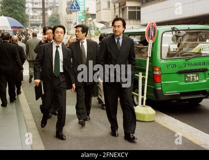 Geschäftsleute in Tokio. [Automatisierte Übersetzung] Stockfoto