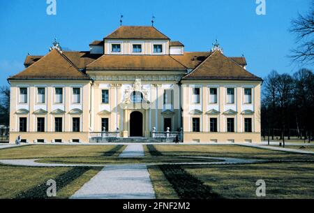 Schloss Lustheim bei Schloss Schleißheim im Spätherbst. [Automatisierte Übersetzung] Stockfoto