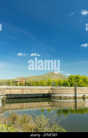 Senda de las Pesquerías Reales, Valsaín (Segovia) Stockfoto