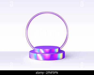 Vector 3d Podium-Szene. Stock Vektor