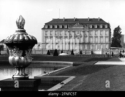 Während des Weltwirtschaftsgipfels werden die Staats- und Regierungschefs ihr Staatsessen im Schloss Augustusburg in Brühl einnehmen. [Automatisierte Übersetzung] Stockfoto