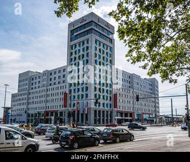 Vienna House Andel's Hotel Außenansicht, Landsberger Allee 106, Prenzlauer Berg, Berlin Stockfoto