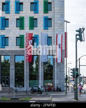 Vienna House Andel's Hotel Außenansicht, Landsberger Allee 106, Prenzlauer Berg, Berlin Stockfoto