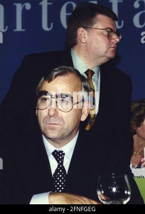 Der CSU-Vorsitzende und Bundesfinanzminister Theodor Waigel. [Automatisierte Übersetzung] Stockfoto