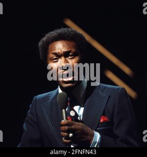 Freddy Cole, amerikanischer Jazz Sänger und Jazzpianist, Portrait um 1976. Freddy Cole, amerikanischer Jazzsänger und Pianist, Porträt um 1976. Stockfoto