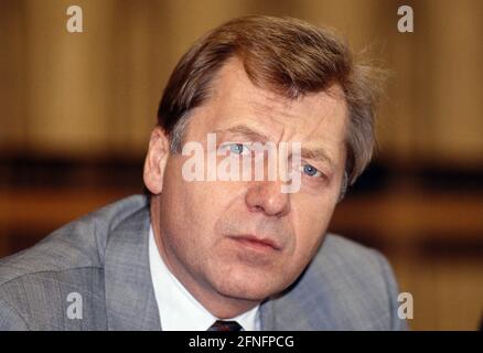 Eberhard DIEPGEN , CDU , Regierender Bürgermeister von Berlin , November 1991 Stockfoto