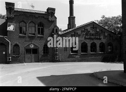 Deutschland, Berlin, 20.05.1998, Gebäude für die neue Berlinische Galerie (Standort nicht realisiert), auf dem Gelände der ehemaligen Schultheissbrauerei in Kreuzberg, Methfesselstraße, . [Automatisierte Übersetzung] Stockfoto