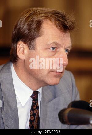 Eberhard DIEPGEN , CDU , Regierender Bürgermeister von Berlin , November 1991 Stockfoto