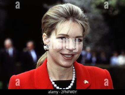 Noor AL HUSSEIN, Königin von Jordanien, April 1998 [automatisierte Übersetzung] Stockfoto
