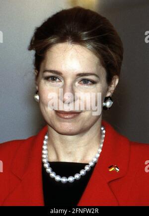 Noor AL HUSSEIN, Königin von Jordanien, April 1998 [automatisierte Übersetzung] Stockfoto