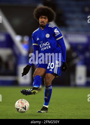 Aktenfoto vom 10-02-2021 von Hamza Choudhury in Leicester City. Ausgabedatum: Montag, 17. Mai 2021. Stockfoto