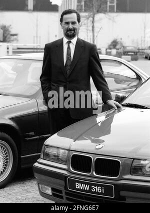 Bernd PISCHETSRIEDER , Vorsitzender des Vorstands der BMW AG , März 1994 [automatisierte Übersetzung] Stockfoto