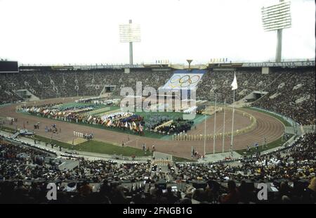 Olympiade 1980 in Moskau. Eröffnungsfeier 19.07.1980 [automatisierte Übersetzung] Stockfoto