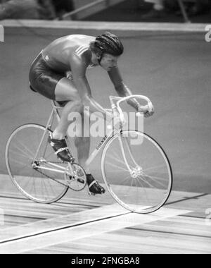 Olympische Spiele 1980 Moskau / Rennrad / Roberto Dill-Bundi (SUI) Olympiasieger in der 4000-Meter-Einzeljagd. 24.07.1980. [Automatisierte Übersetzung] Stockfoto