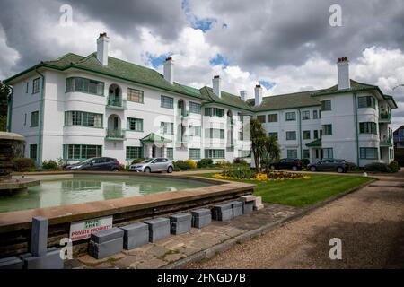 Denkmalgeschütztes Gebäude der Klasse 2, Pinner Court in Pinner Harrow Stockfoto