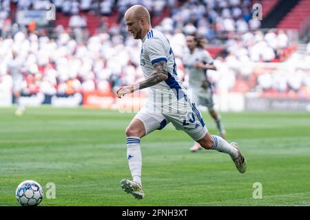 Kopenhagen, Dänemark. Mai 2021. Nicolai Boilesen (20) vom FC Kopenhagen beim 3F Superliga-Spiel zwischen dem FC Kopenhagen und Brondby IF im Parkenstadion in Kopenhagen, Dänemark. (Foto: Gonzales Photo/Alamy Live News Stockfoto