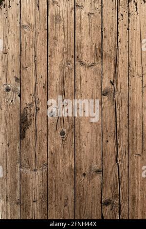 Natürliche Holzstruktur - Alter Hartholzboden Stockfoto