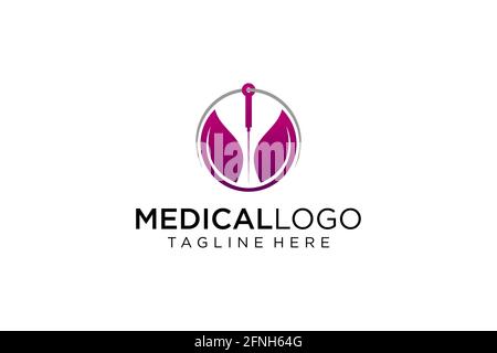 Medizinische Apotheke Logo Design-Vorlage.- Vektor. Stock Vektor