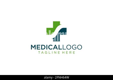 Medizinische Apotheke Logo Design-Vorlage.- Vektor. Stock Vektor