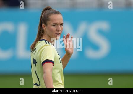 Borehamwood, Großbritannien. Mai 2021. Lia Walti (13 Arsenal) während des 5. Runde-Spiels des Vitality Womens FA Cup zwischen Arsenal und Crystal Palace im Meadow Park, Borehamwood, England. Kredit: SPP Sport Pressefoto. /Alamy Live News Stockfoto