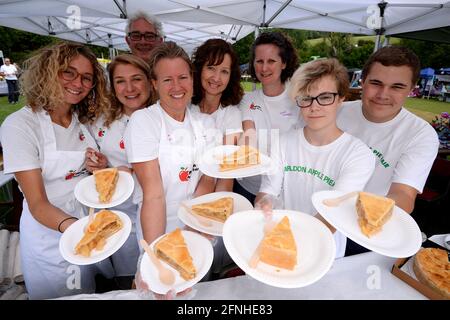 Marldon Apple Pie Fair 2019. Stockfoto