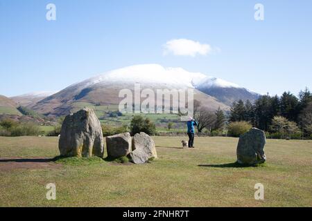 Castlerigg Steinkreis, Keswick, Cumbria Stockfoto