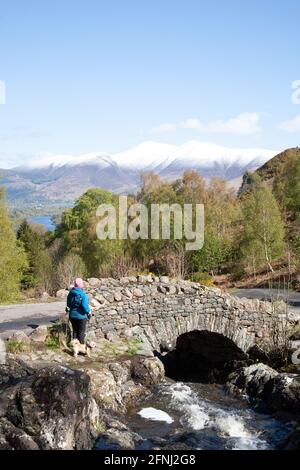 Ashness Bridge, Keswick Stockfoto