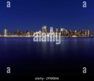 2004 HISTORISCHE DOWNTOWN SKYLINE MANHATTAN NEW YORK CITY USA Stockfoto