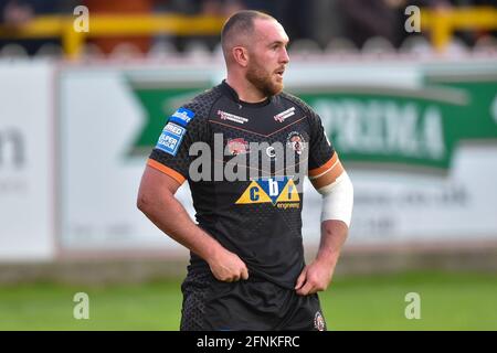Castleford, Großbritannien. Mai 2021. Daniel Smith (22) von Castleford Tigers während des Spiels in Castleford, Vereinigtes Königreich am 5/17/2021. (Foto von Richard Long/News Images/Sipa USA) Quelle: SIPA USA/Alamy Live News Stockfoto
