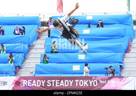 Tokio, Japan. Mai 2021. Joji Mizogaki, 17. MAI 2021 Radfahren - BMX : READY STEADY TOKYO BMX Freestyle im Ariake Urban Sports Park in Tokyo, Japan. Quelle: AFLO SPORT/Alamy Live News Stockfoto