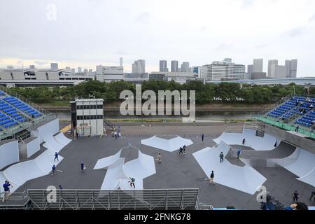 Tokio, Japan. Mai 2021. Gesamtansicht, 17. MAI 2021 Radfahren - BMX : READY STEADY TOKYO BMX Freestyle im Ariake Urban Sports Park in Tokyo, Japan. Quelle: AFLO SPORT/Alamy Live News Stockfoto