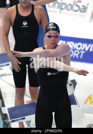 Femke Heemskerk (NED) im Halbfinalserien-50-Meter-Freistil während der Len-Europameisterschaft am 17. Mai 2021 in der Duna Arena in Budapest, Ungarn Credit: SCS/Soenar Chamid/AFLO/Alamy Live News Stockfoto