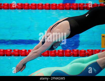 Femke Heemskerk (NED) im Halbfinalserien-50-Meter-Freistil während der Len-Europameisterschaft am 17. Mai 2021 in der Duna Arena in Budapest, Ungarn Credit: SCS/Soenar Chamid/AFLO/Alamy Live News Stockfoto