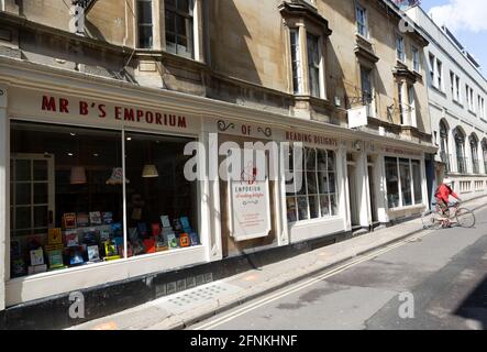 Mr B's Emporium Bookshop unabhängige Buchhandlung, John Street, Bath, Somerset, England, VEREINIGTES KÖNIGREICH Stockfoto