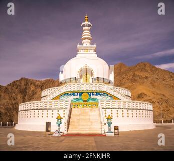 Kloster in Leh, Indien. Stockfoto