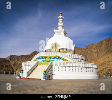 Kloster in Leh, Indien. Stockfoto