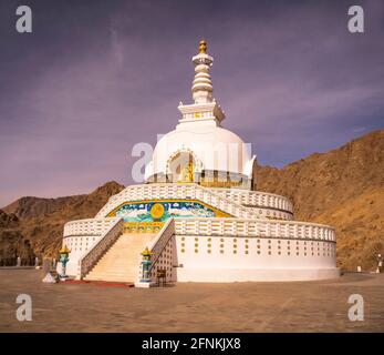 Kloster in Leh, Indien. Stockfoto