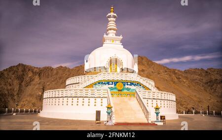 Kloster in Leh, Indien. Stockfoto