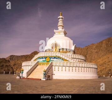 Kloster in Leh, Indien. Stockfoto