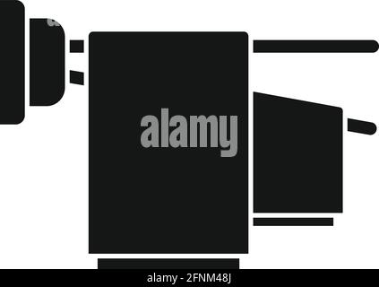 Symbol für Trocknerstöcke, einfacher Stil Stock Vektor