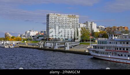 Russland, Samara Oblast, Samara Stadt 862 km vom Osten-Südosten Moskaus entfernt, am Ufer der Wolga, entwickelte sich während der zweiten Worl Stockfoto