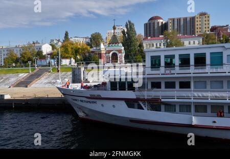 Russland, Samara Oblast, Samara Stadt 862 km vom Osten-Südosten Moskaus entfernt, am Ufer der Wolga, entwickelte sich während der zweiten Worl Stockfoto