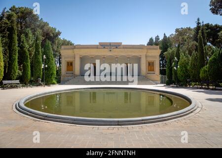 Zoroastrian Feuertempel Atash Behram in Yazd Altstadt, Iran. Fire Temple ist ein religiöser Ort des Zoroastrismus in Yazd, Iran. Stockfoto