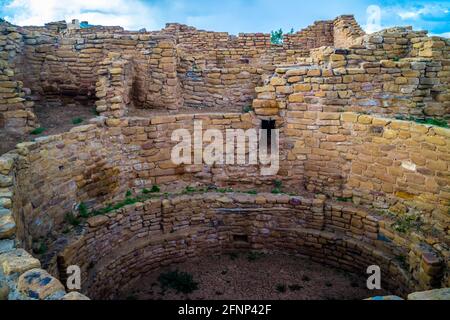 Cedar Tree House im Mesa Verde National Park, Colorado Stockfoto