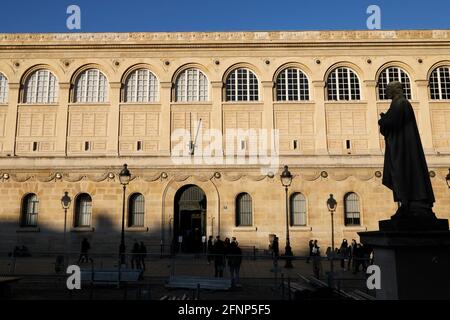 Die Bibliothek Sainte Genevieve, Paris, Frankreich Stockfoto
