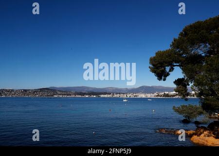 Französische Riviera. Antibes und Juan les Pins. Frankreich. Stockfoto