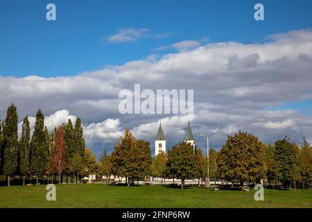 Medjugorje Heiligtum, Bosnien und Herzegowina Stockfoto