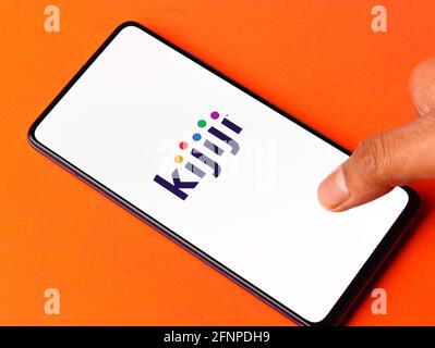 Assam, indien - 18. Mai 2021 : Kijiji-Logo auf Telefonbildschirm Stock image. Stockfoto